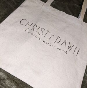NWOT Christy Dawn "Honoring Mother Earth" Canvas Tote Bag